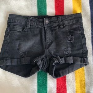 Denim shorts